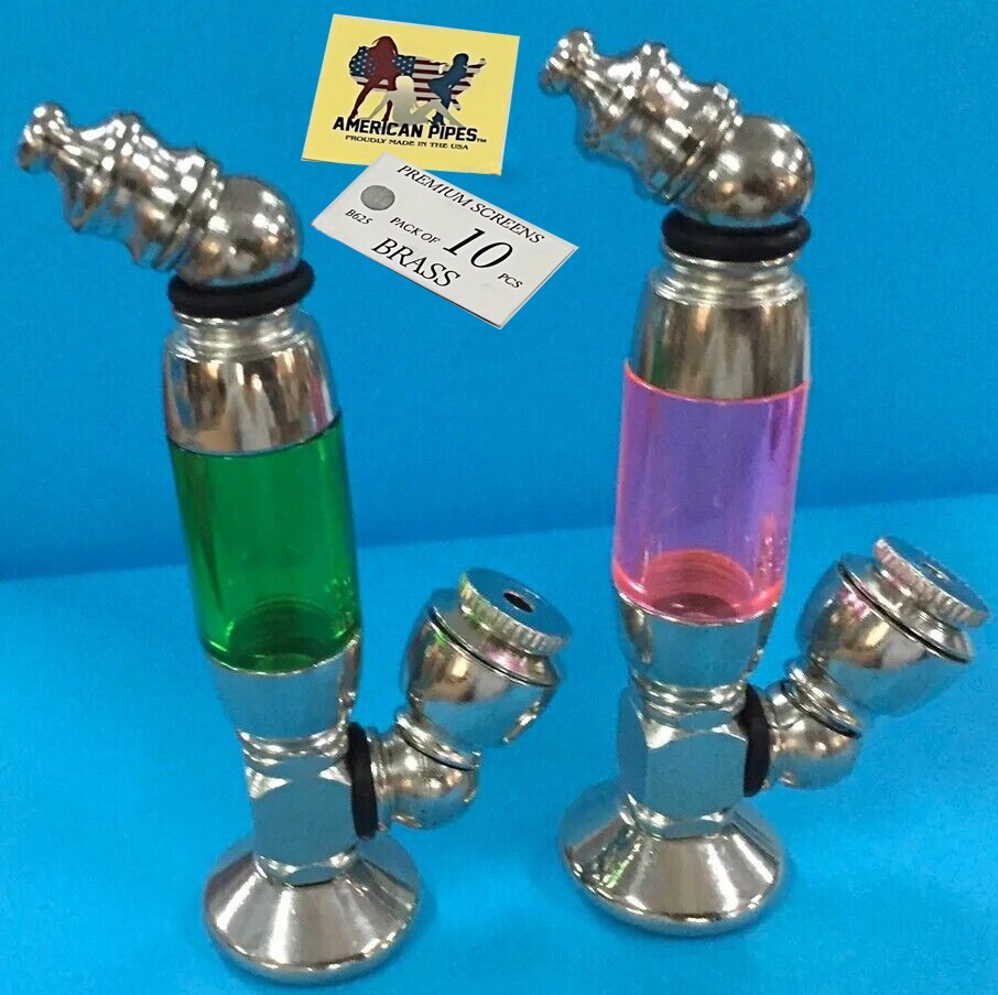 Americanpipes™️ 2 PCS random colors tobacco Smoking Pipe with screens