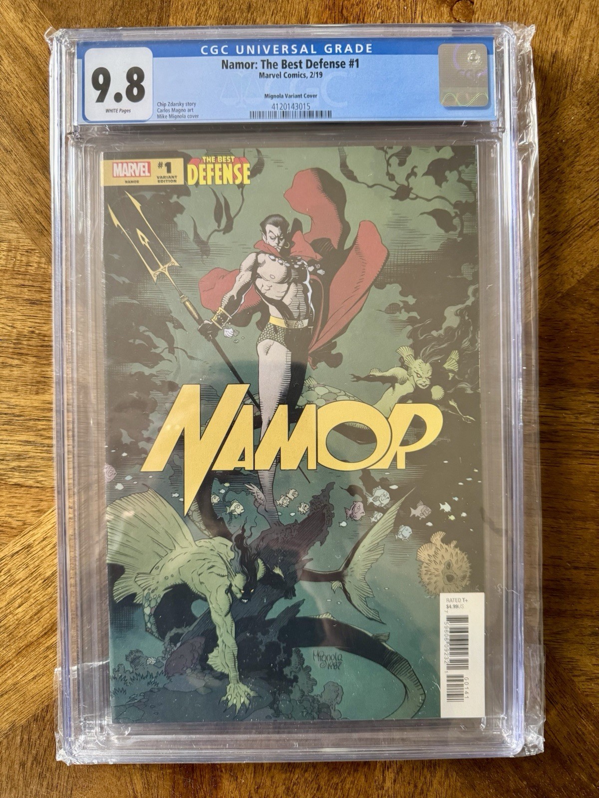 Namor the Best Defense #1 CGC 9.8 Stevens Variant 1:50 (2019)