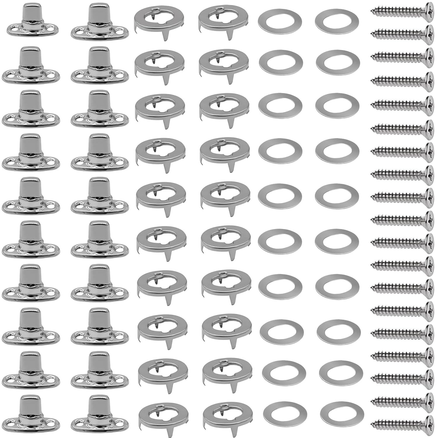 30 Sets Twist Lock Fasteners Twist Lock Common Sense Fastener 304 Stainless S...