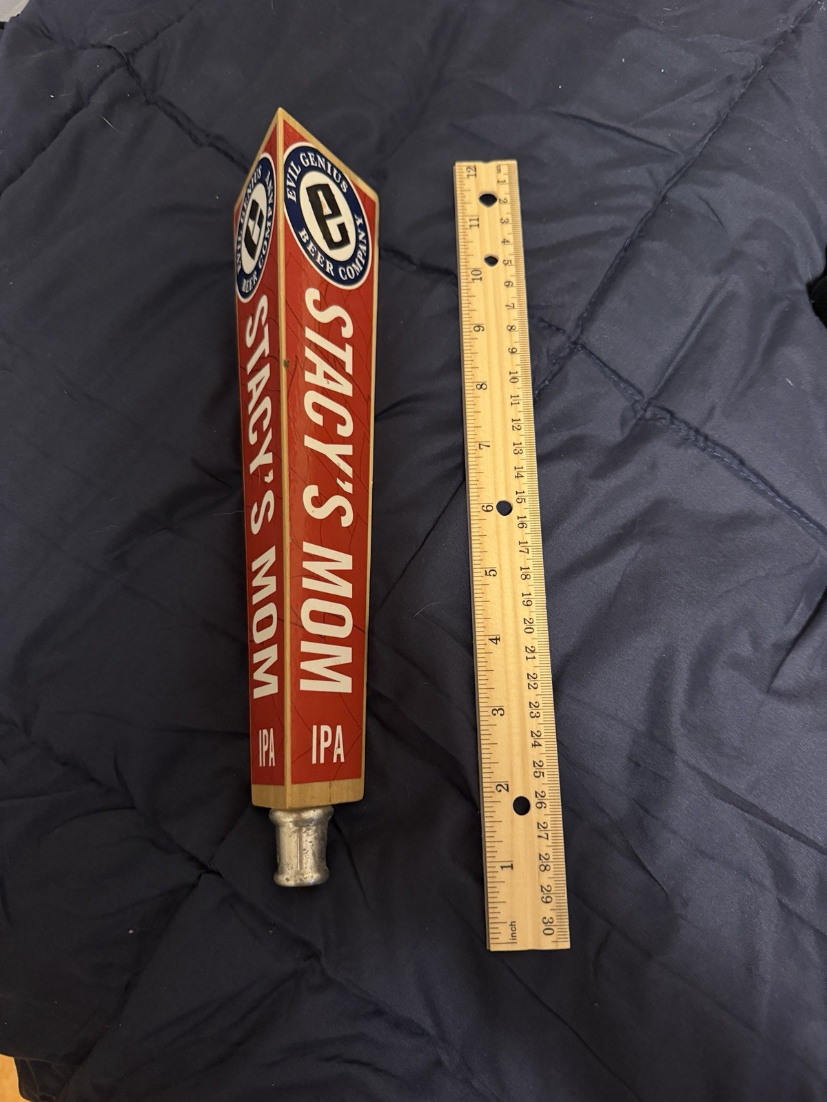 Evil Genius Beer Company Stacy’s Mom Citra IPA India Pale Ale Beer Tap Handle