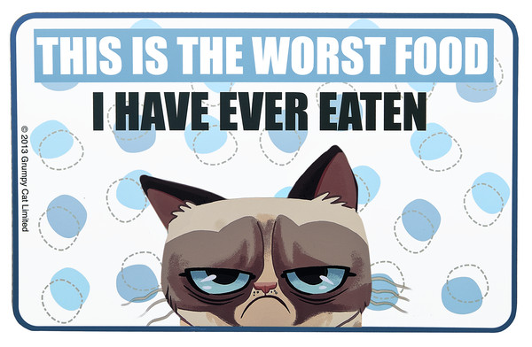 Ganz Grumpy Cat Food Mat