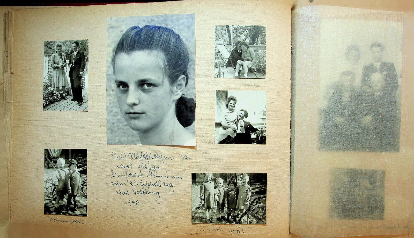 Antique WWII Photo Album Germany Scrapbook Photography Military Family 1940s