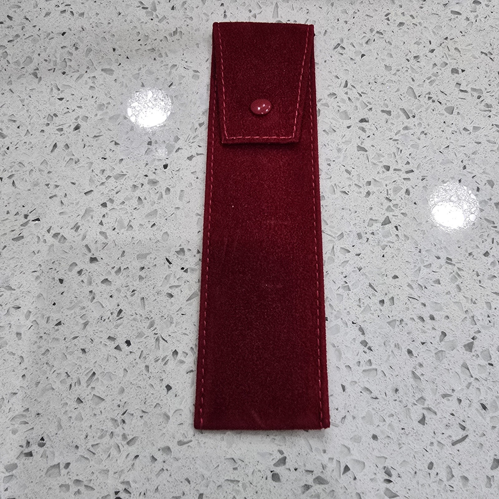 New Authentic Cartier Pen Case Pouch business travel bag Velvet protection 