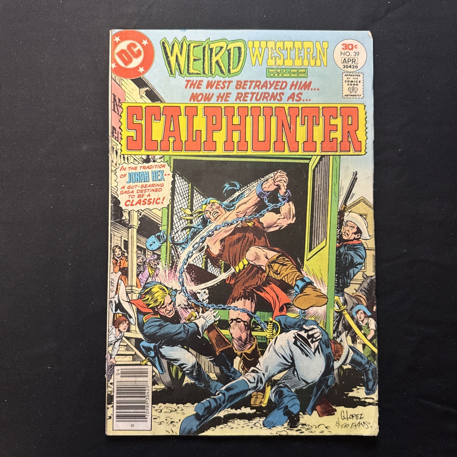 Weird Western Tales #39 (1977) 1st App Scalphunter DC Comics