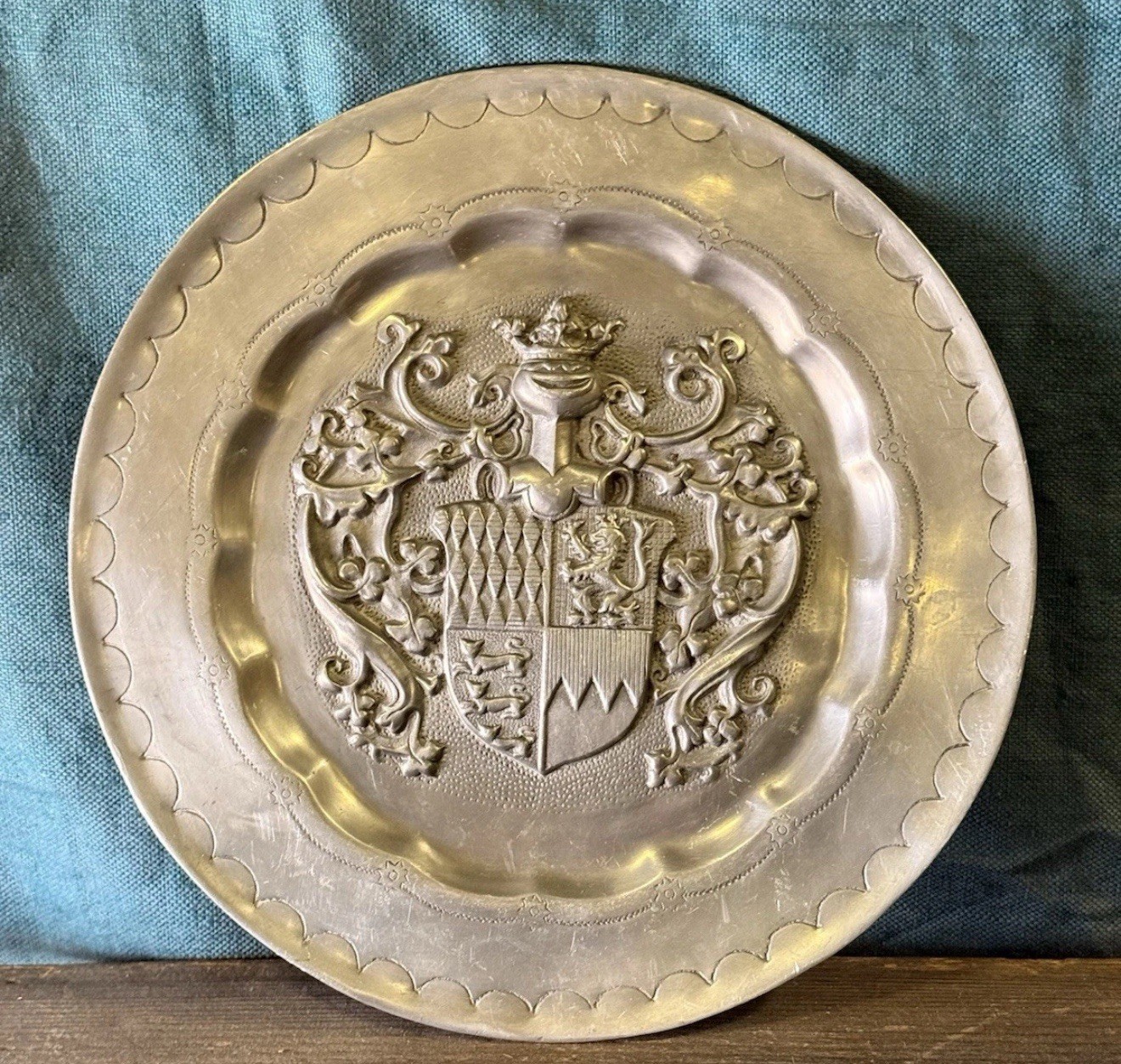US Army Russian Institute Pewter Plate LTC Michael K. Stein Bavaria 1969-74