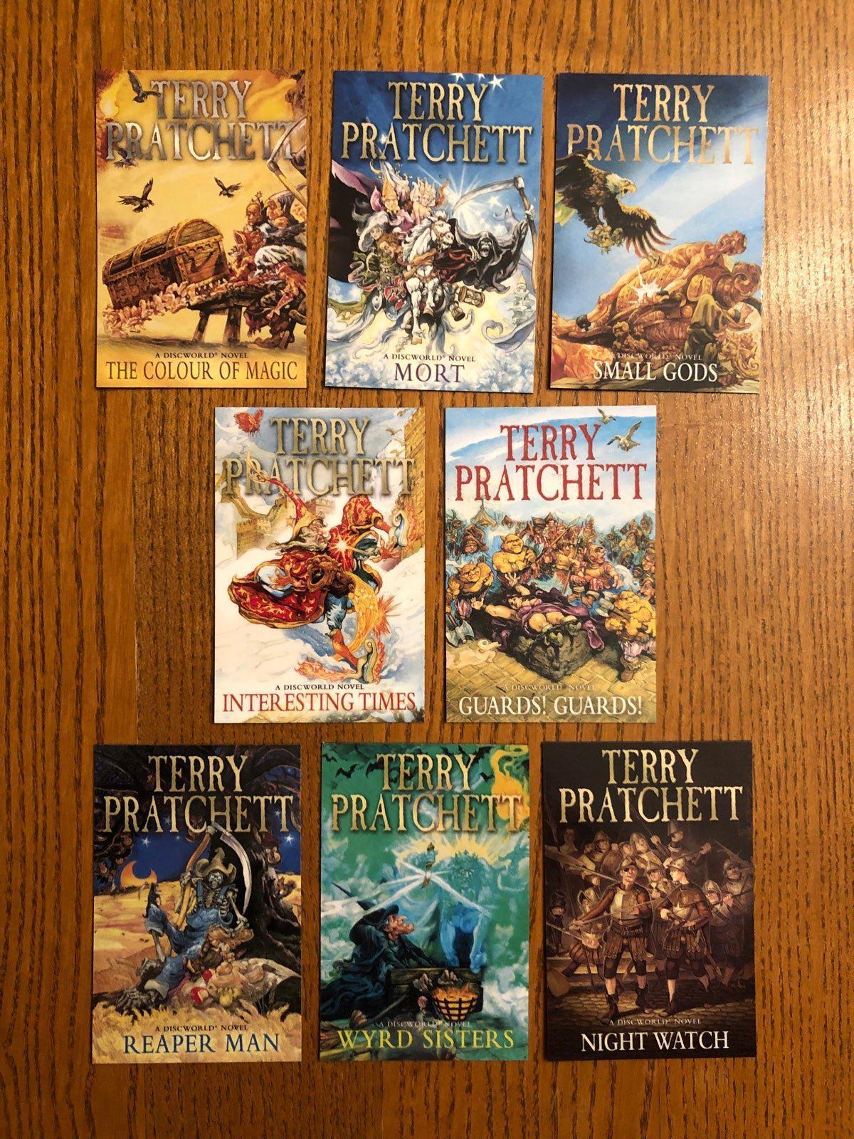 Terry Pratchett fridge magnets  discworld fantasy books