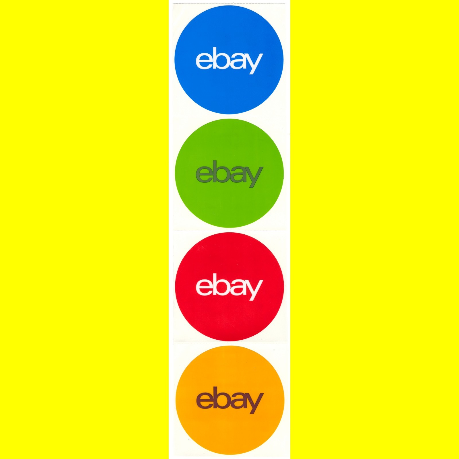 ebay decals stickers eBAY logo **OFFICIAL**  GENUINE  --authentic-- ebayana
