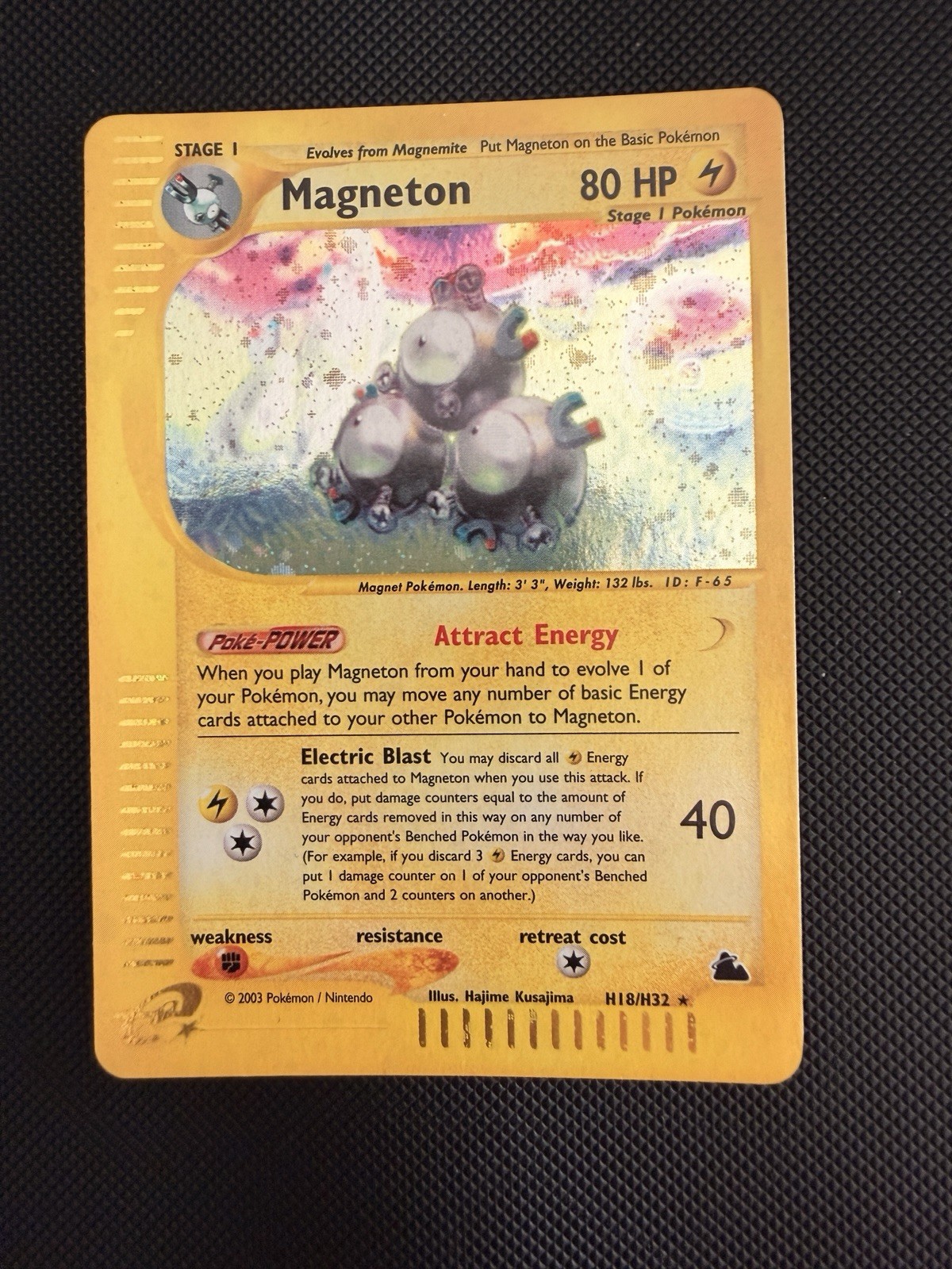 Magneton Holo - skyridge - H18/H32 - nm/mint condition