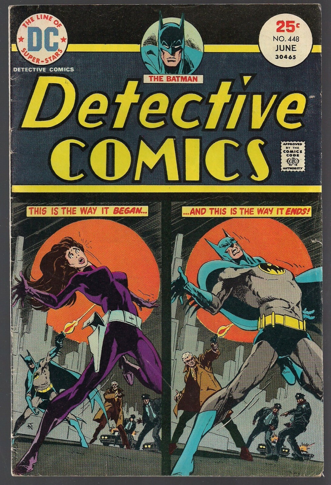 DETECTIVE #448 DC 1975 BATMAN \