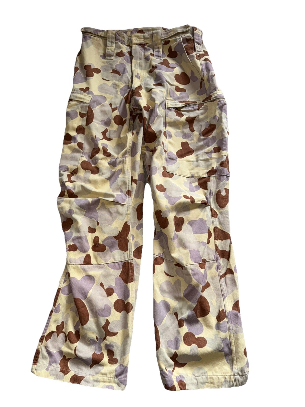 Australian Defence Force ADF Auscam Desert DPDU Trousers Jellybean 85R 33W 30.5L