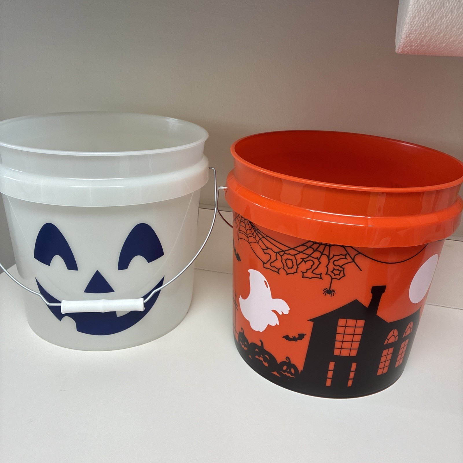 Lowe’s & Home Depot Halloween 2.5 Gallon Buckets 1 Each Viral Candy Bucket New