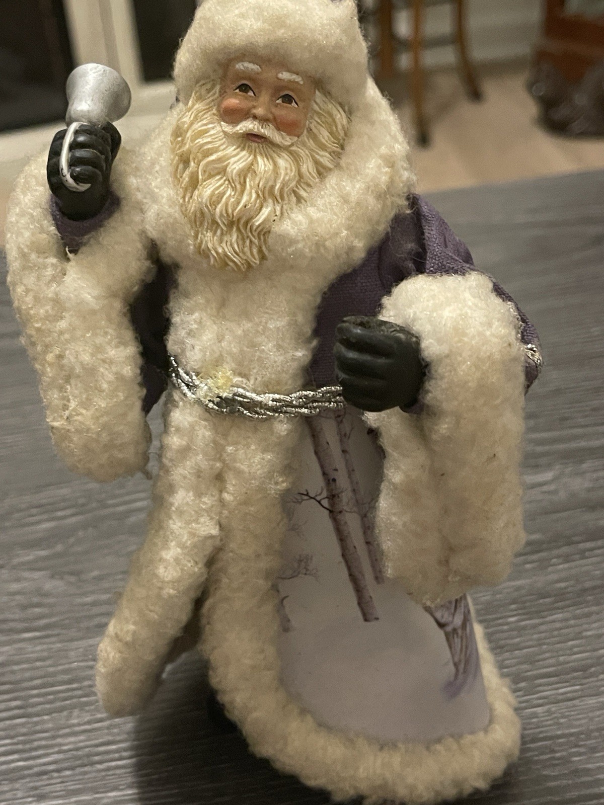 2004 Al Agnew Santa And Wolves Christmas Decor