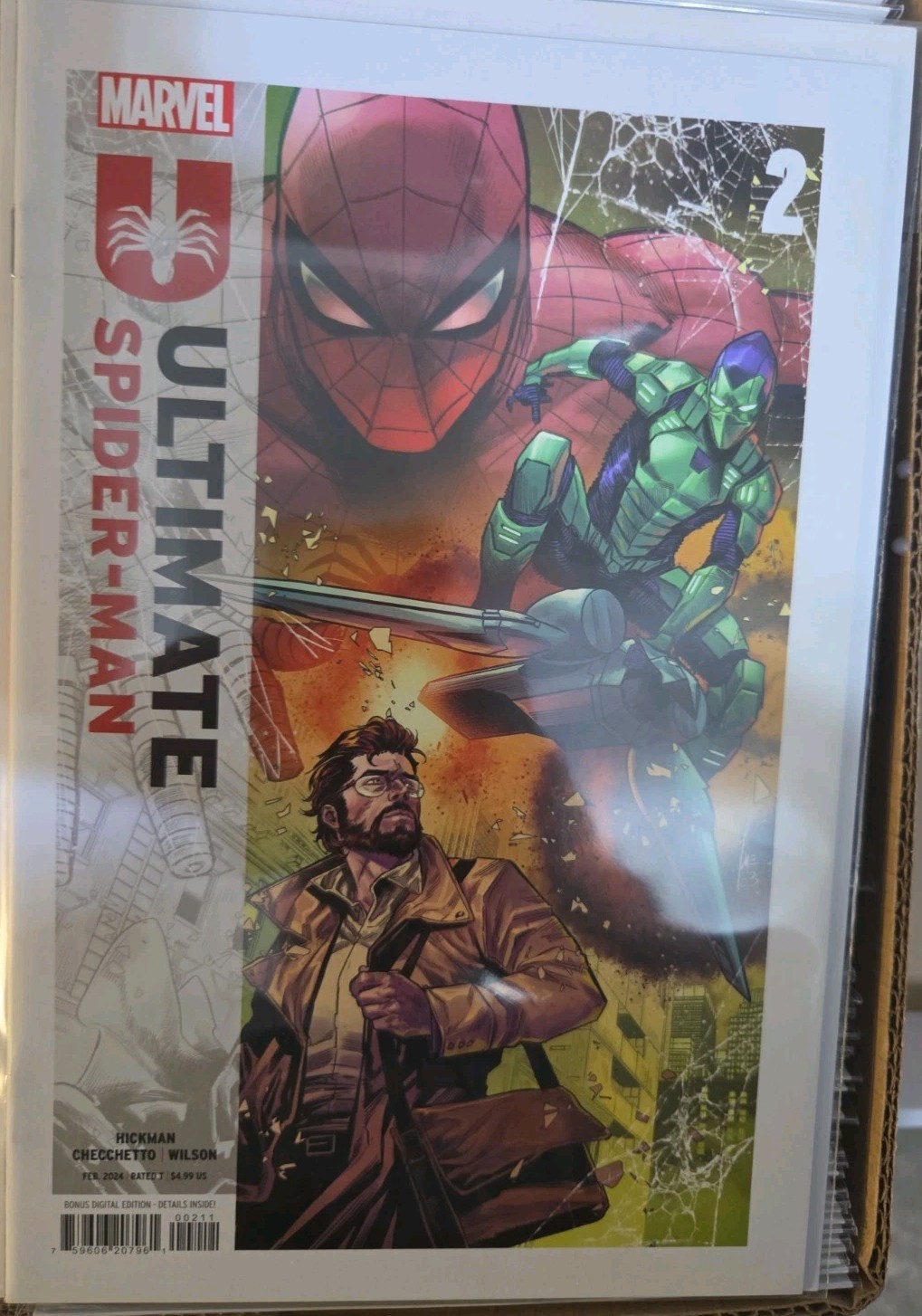 Ultimate Spider-Man 2 1st Print 2024 Hickman Chechett Marvel Comics VF/NM