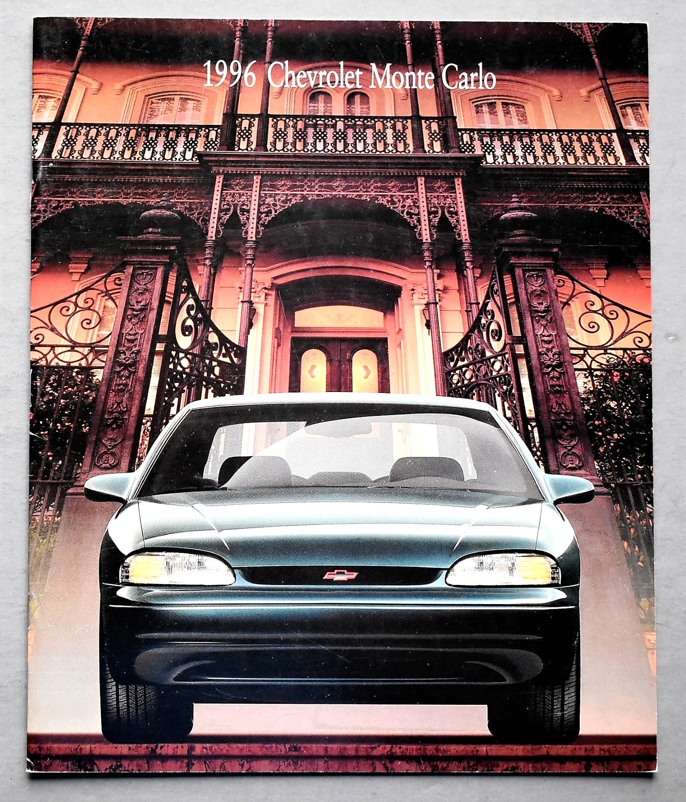ORIGINAL 1996 CHEVROLET MONTE CARLO SALES BROCHURE ~ 22 PAGES ~ 9