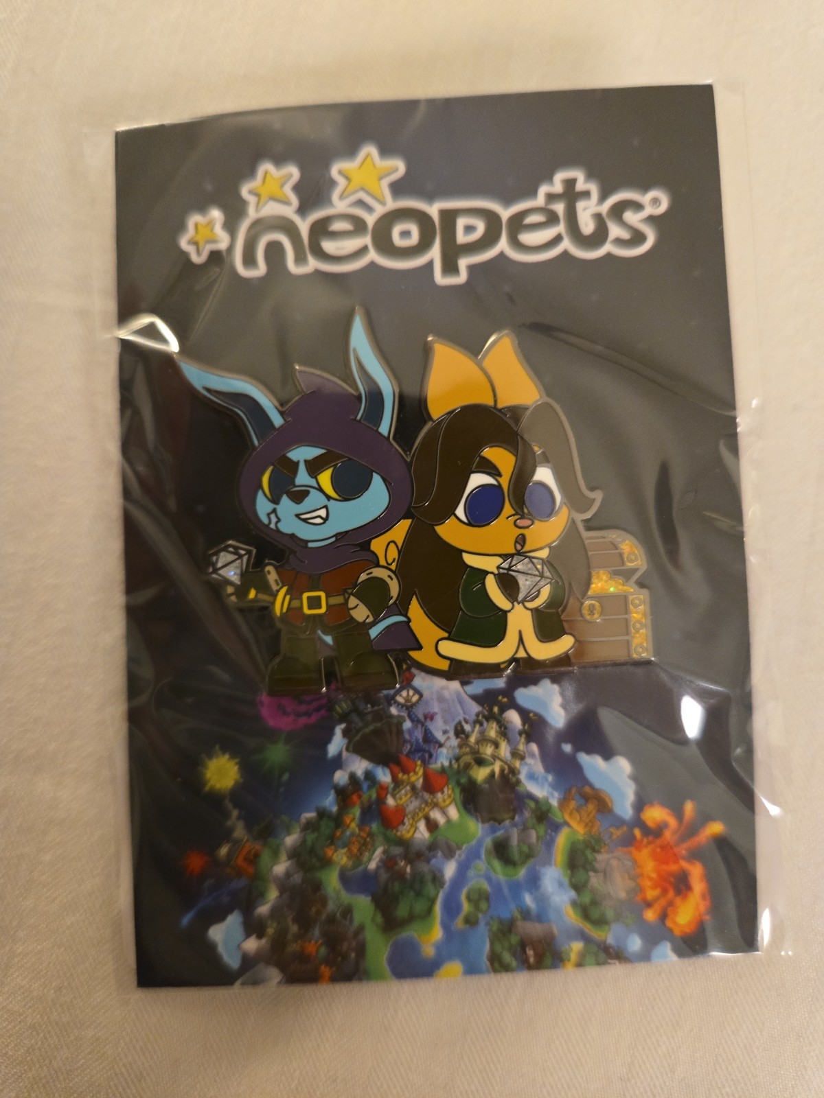 RARE SDCC 2026 SDCC WYP SDCC26 Kanrik & Hannah Pin Neopets  WITH CODE