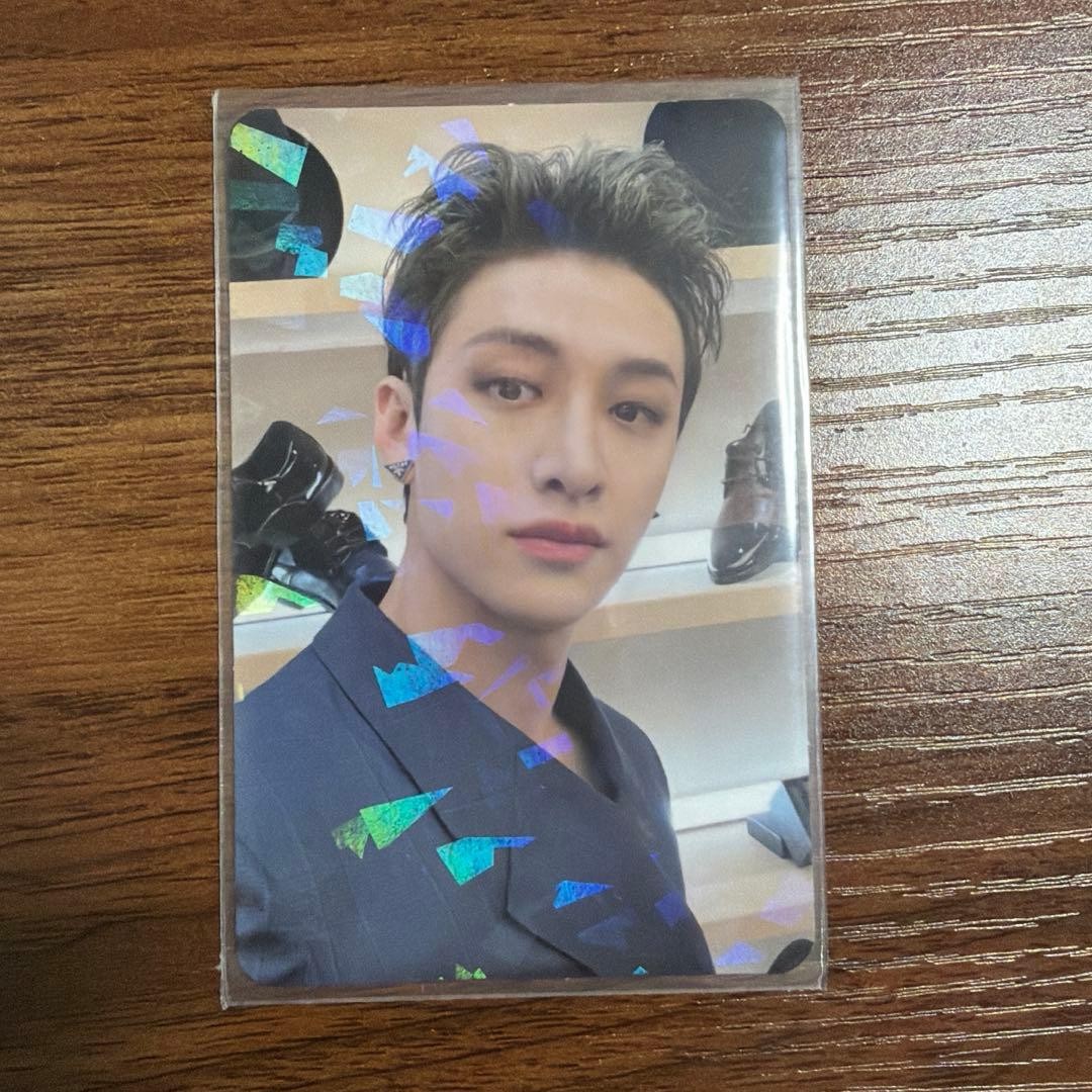 Stray Kids skz Bang Chan maxident Photo Card Hologram