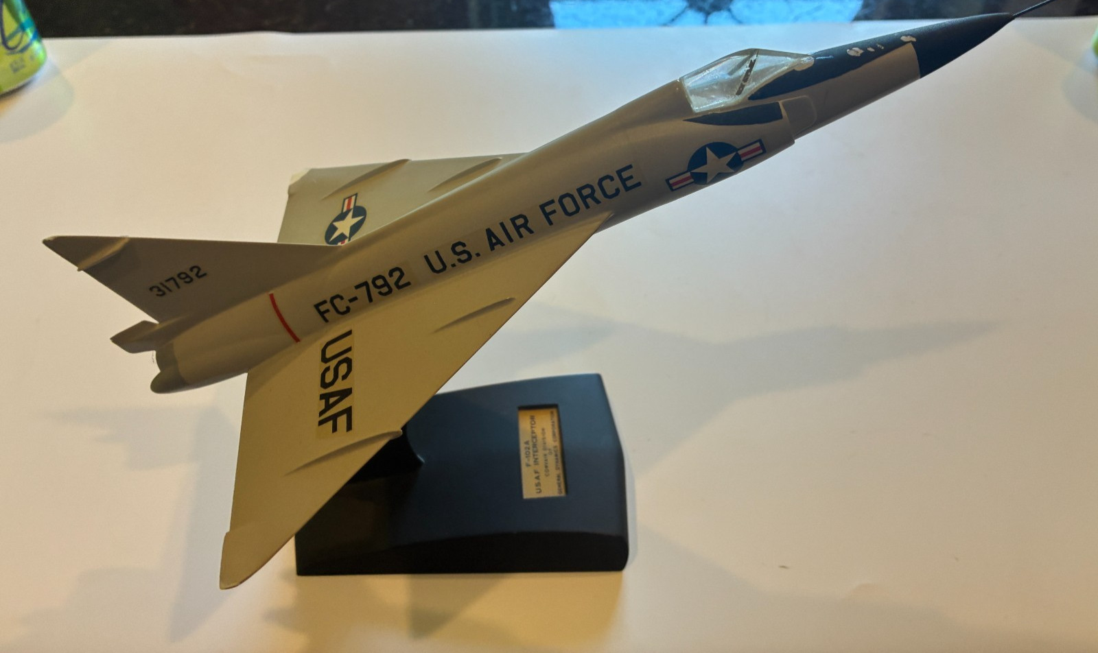 Vintage Convair F-102A Contractor's Desk Model - 