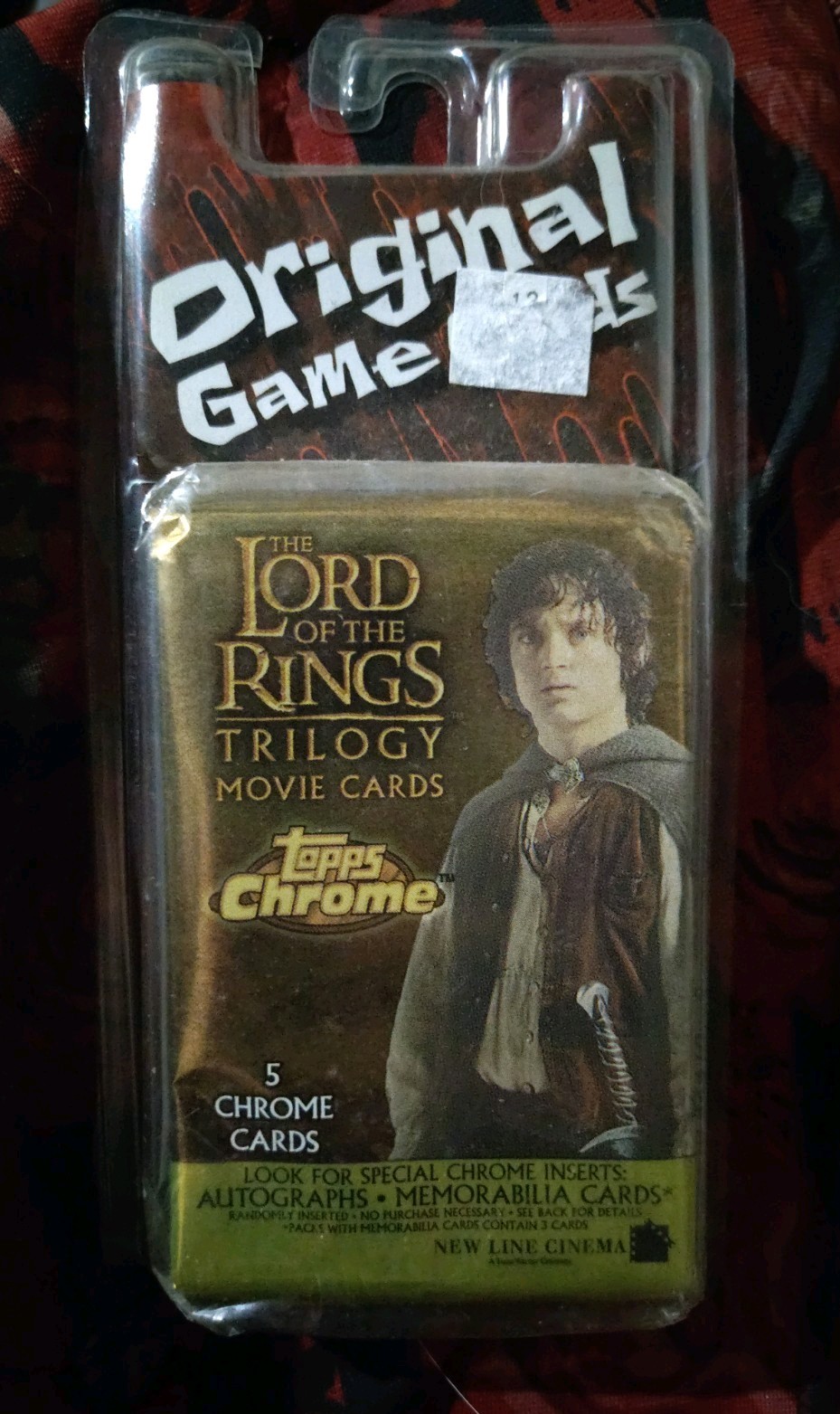 Lot Of 3 Sealed Lord Of The Rings Topps Trading Cards Packs