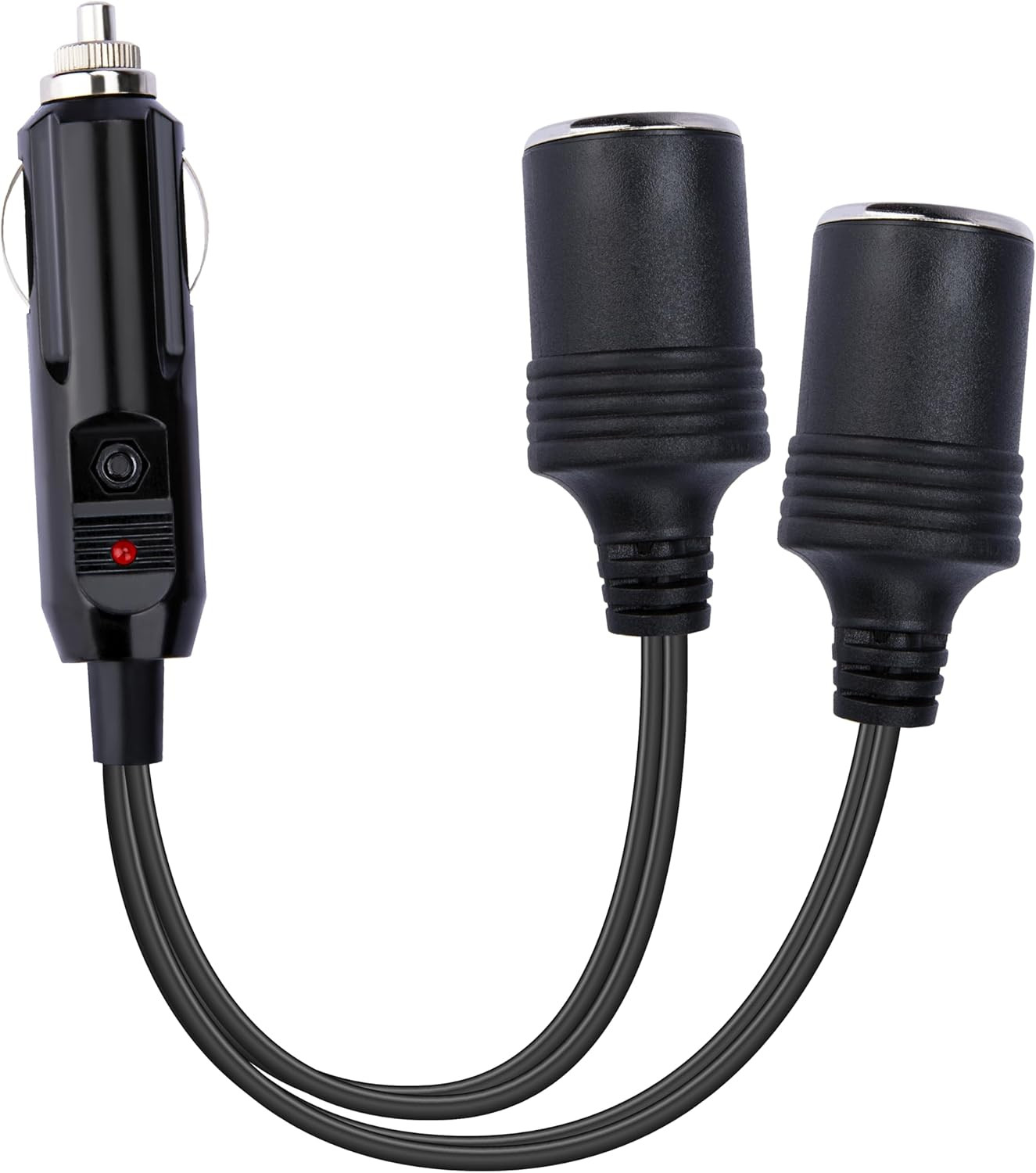 12V Double Cigarette Lighter Adapter, 18AWG Car Cigarette Lighters Splitter
