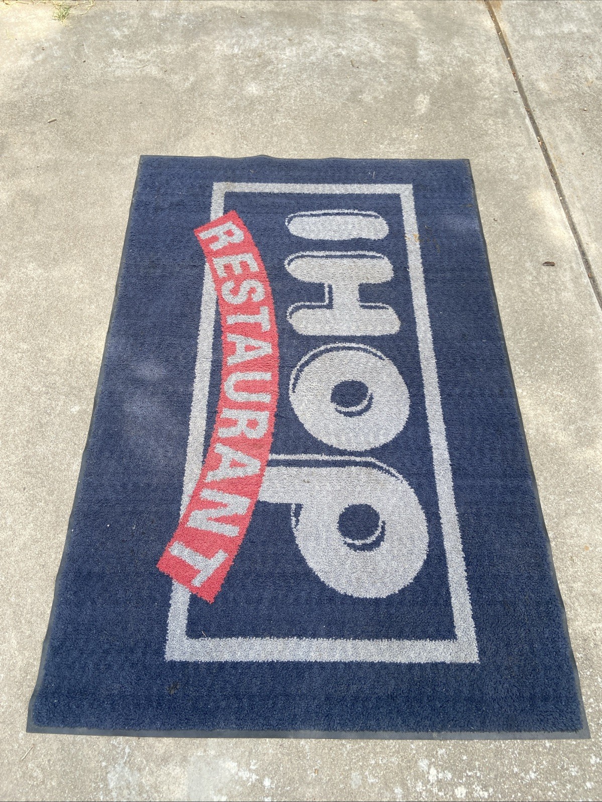 IHOP Rug Restaurant Diner Floor Medium Duty Rubber 6'x 4' House Of Pancakes