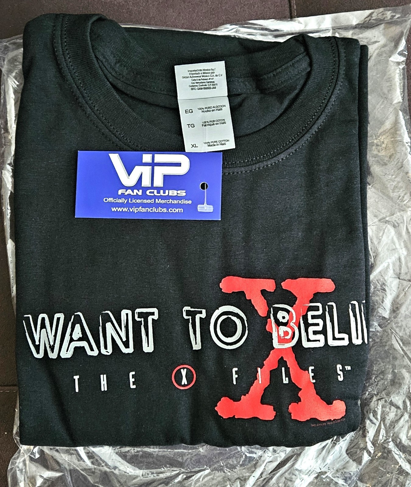 Rare Promo X Files IWTB Movie T Shirt Official VIP Fan Clubs Brand New Vintage