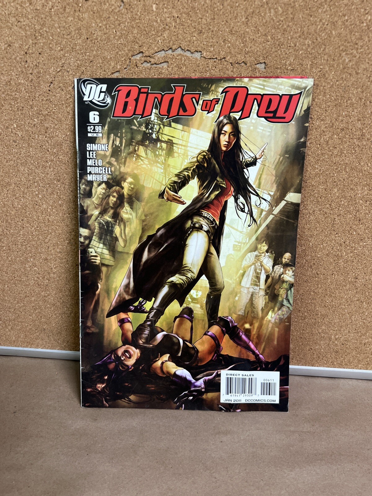 DC Comic Birds of Prey Issue 6 January 2011