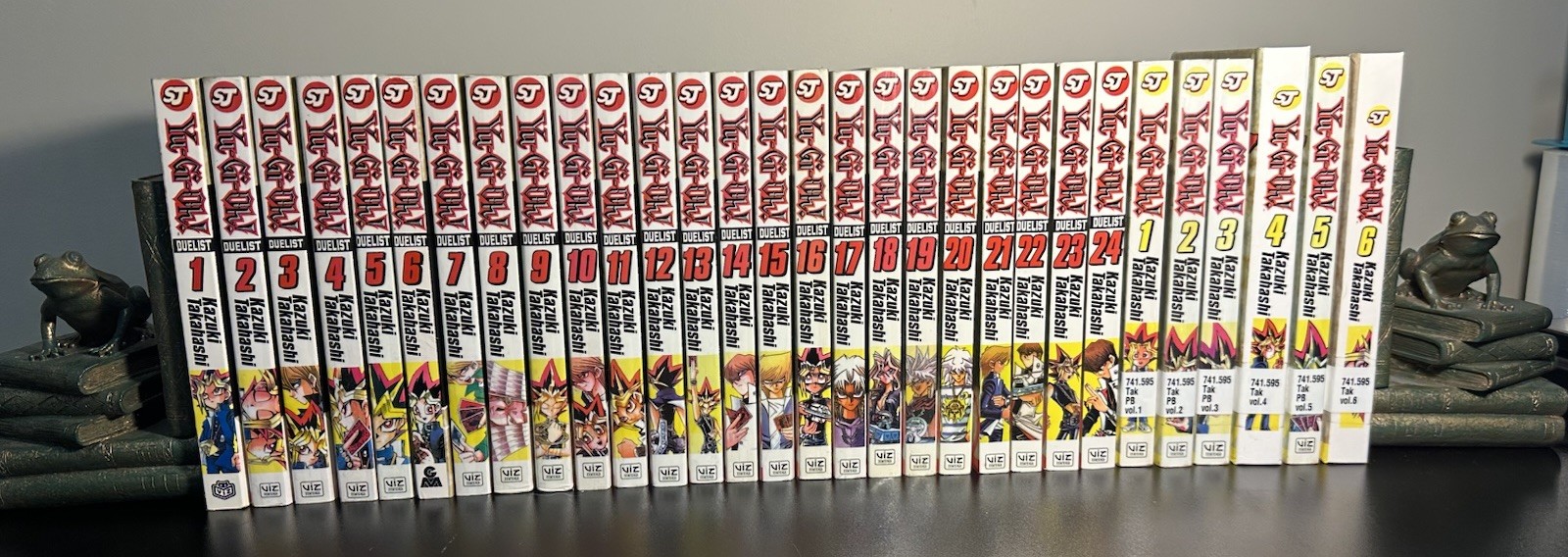 YU-GI-OH Manga Set English Lot 1-7, Yu-Gi-Oh Duelist 1-24 Ex Library
