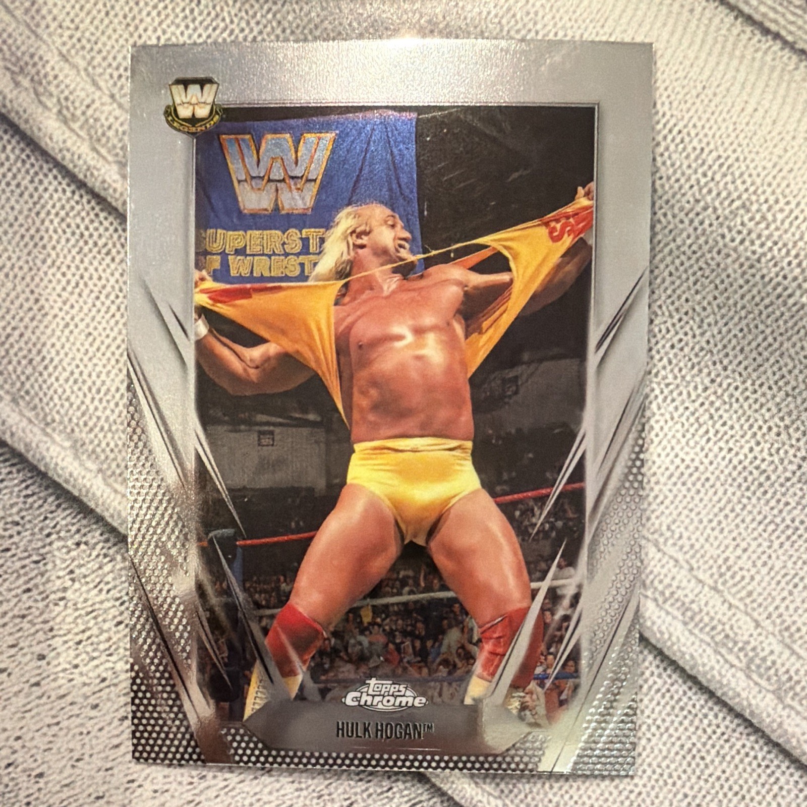 Topps 2006 Topps Chrome WWE Hulk Hogan #25 Base Set Non-Sport Trading Card