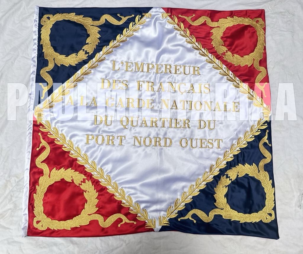 French Napoleonic 1804 Double Sided Flag 80X80 CM