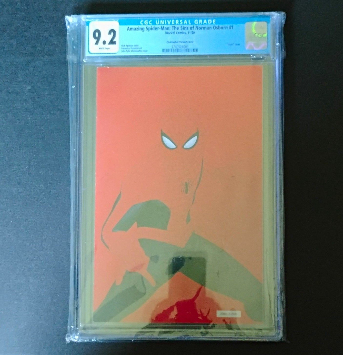 Marvel Amazing Spider-Man: The Sins of Norman Osborn #1 CGC 9.2 JTC Virgin