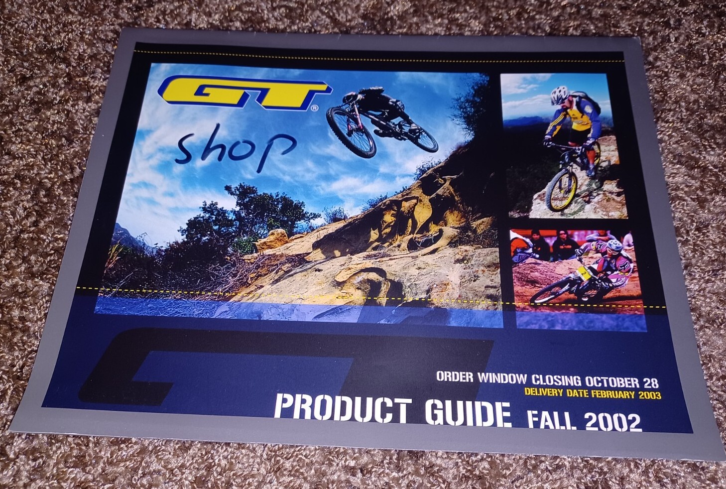 2002 GT Bikes Freestyle & BMX bicycle product catalog STORE ADVANCE ORDER BOOK
