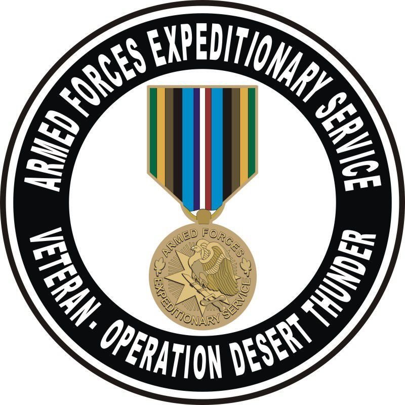 Operation Desert Thunder Armed Forces Expeditionary Medal AFEM 5.5