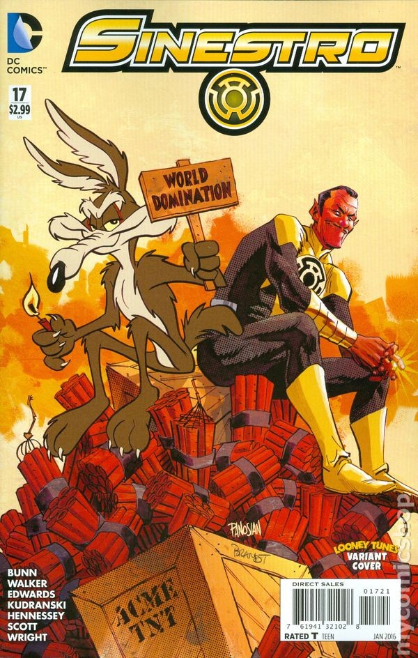 Sinestro #17B Panosian Variant NM 2016 Stock Image