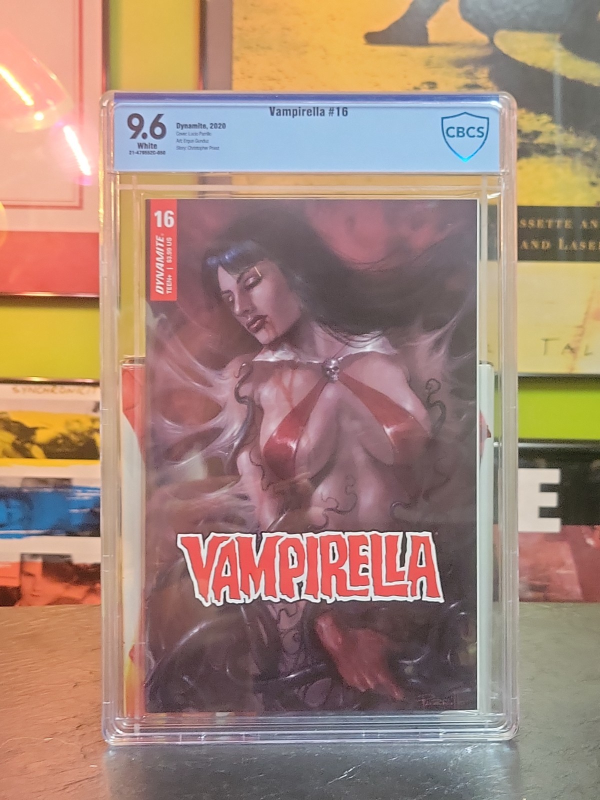 Vampirella #16 Vol 5 (2020) CBCS 9.6 Lucio Parrillo Variant Dynamite