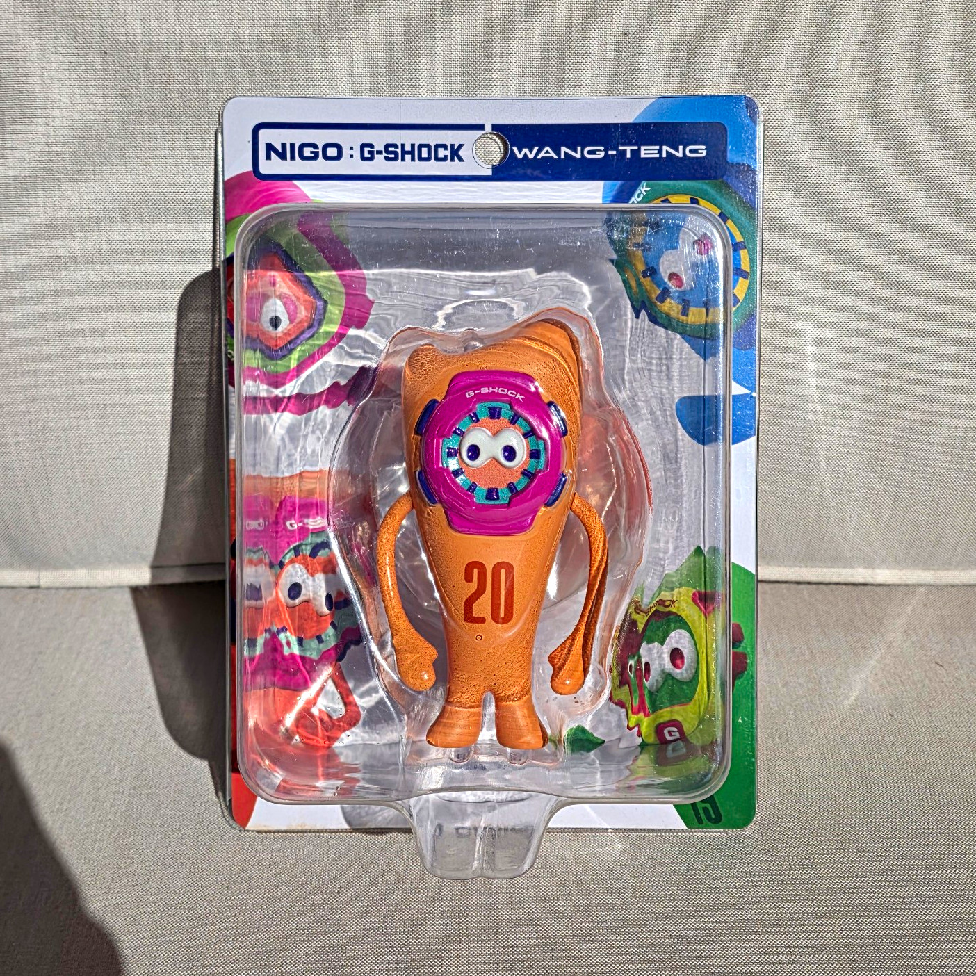 G-SHOCK x NIGO Wang-Teng Exclusive Plastic Figure Orange Original Unopened