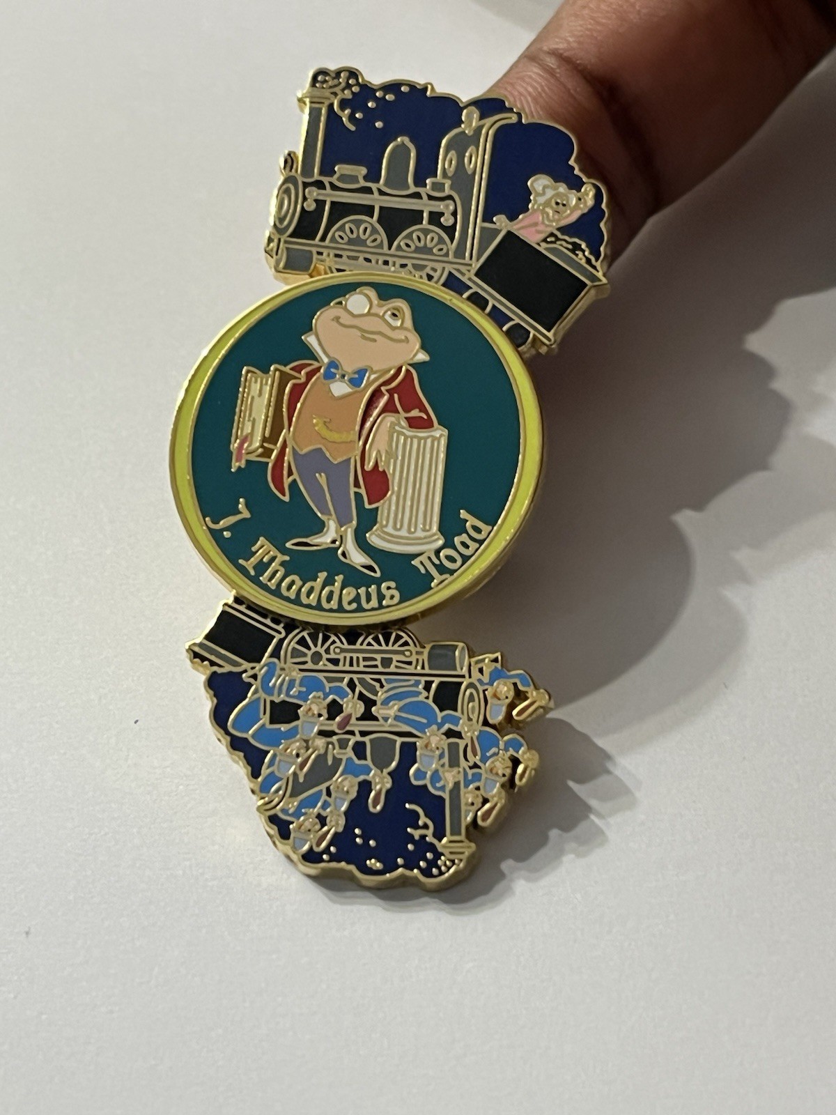 HTF Disney Auctions LE 250 Mr. Toad Spinner Pin – Rare Pin