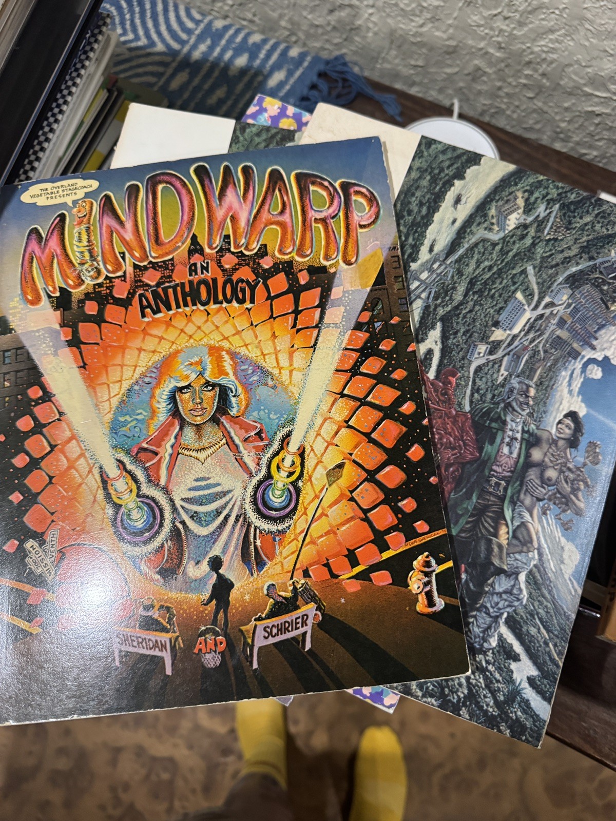 MIND WARP an Anthology  Sheridan/Schrier 1975 AND Promethean Enterprises #5 Lot
