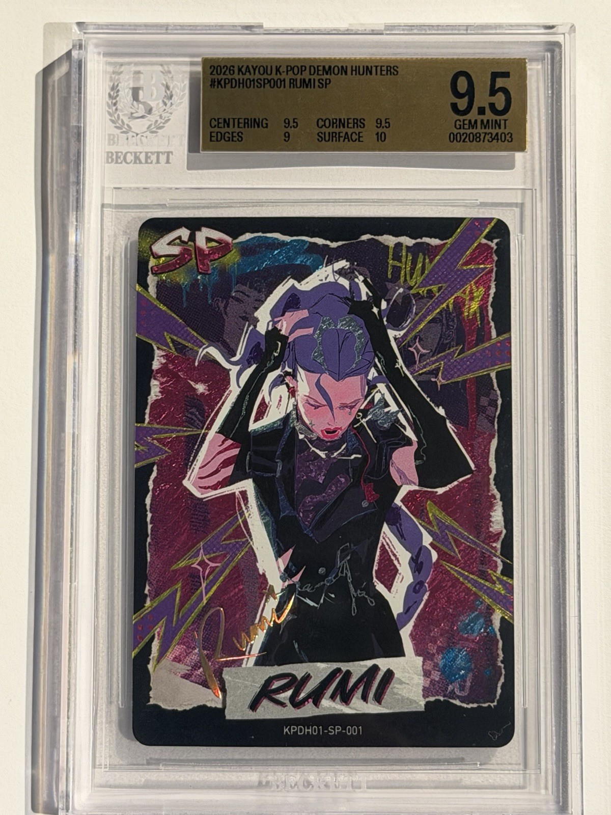 BGS 9.5 Kayou K-pop Demon Hunters Rumi SP