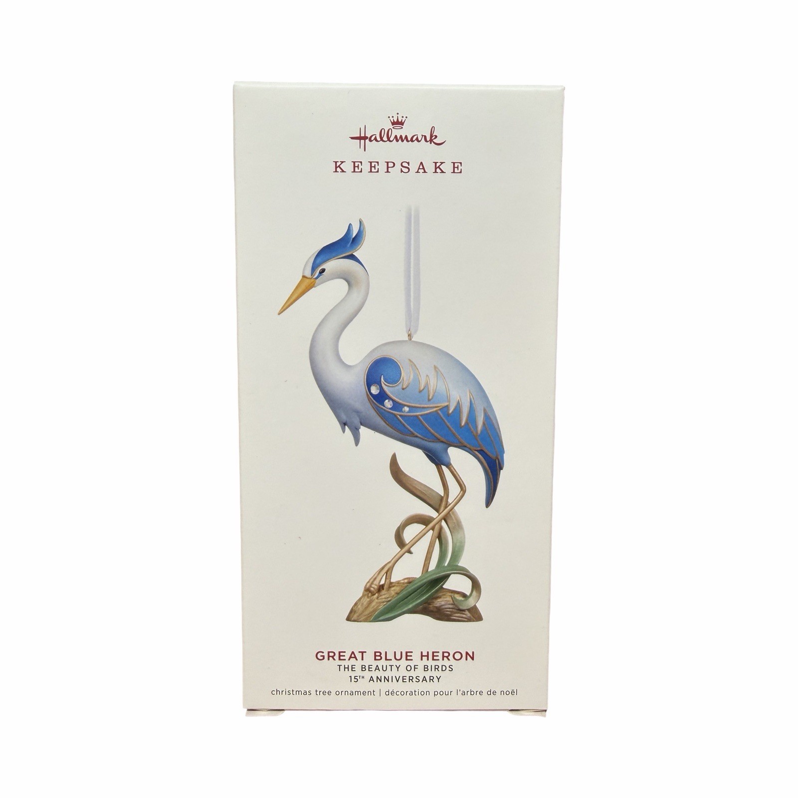 2019 Hallmark Great Blue Heron Ornament - The Beauty of Birds - 15th Anniversary