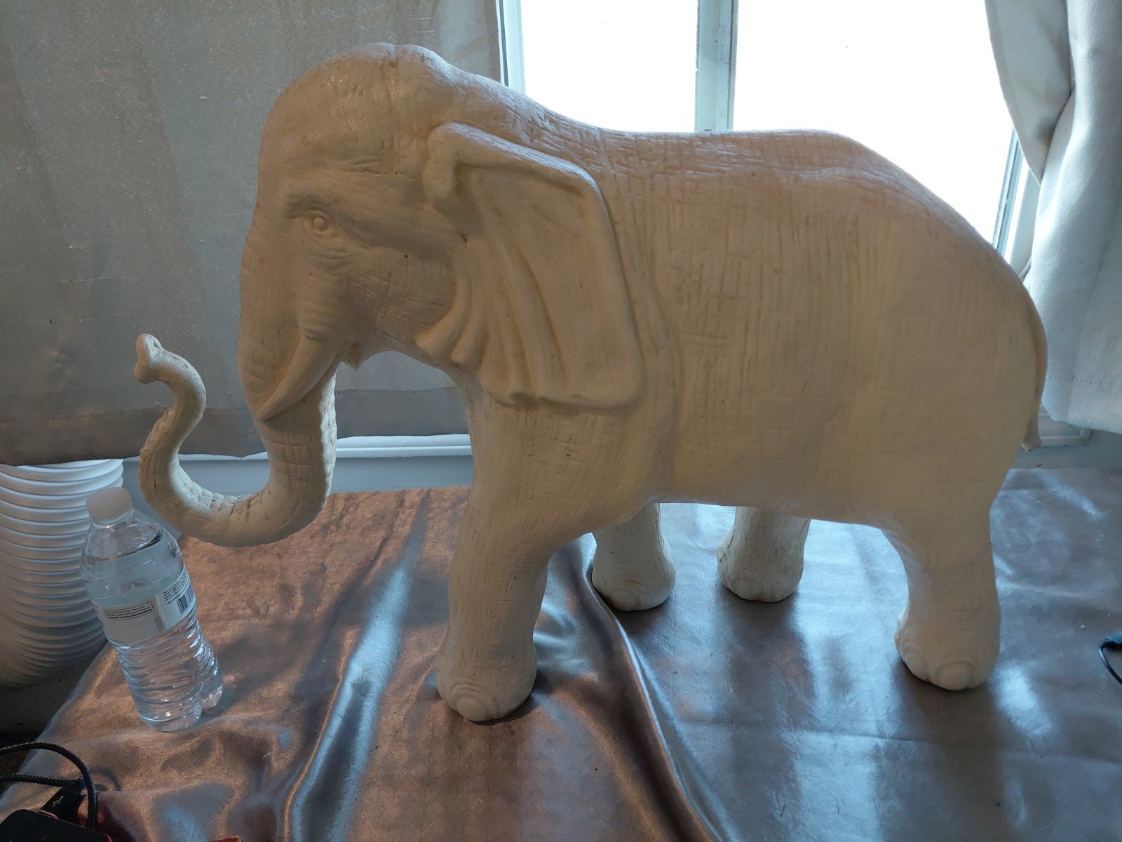 Vintage Union Don Featherstone Elephant Lawn Garden Decor Blow Mold  