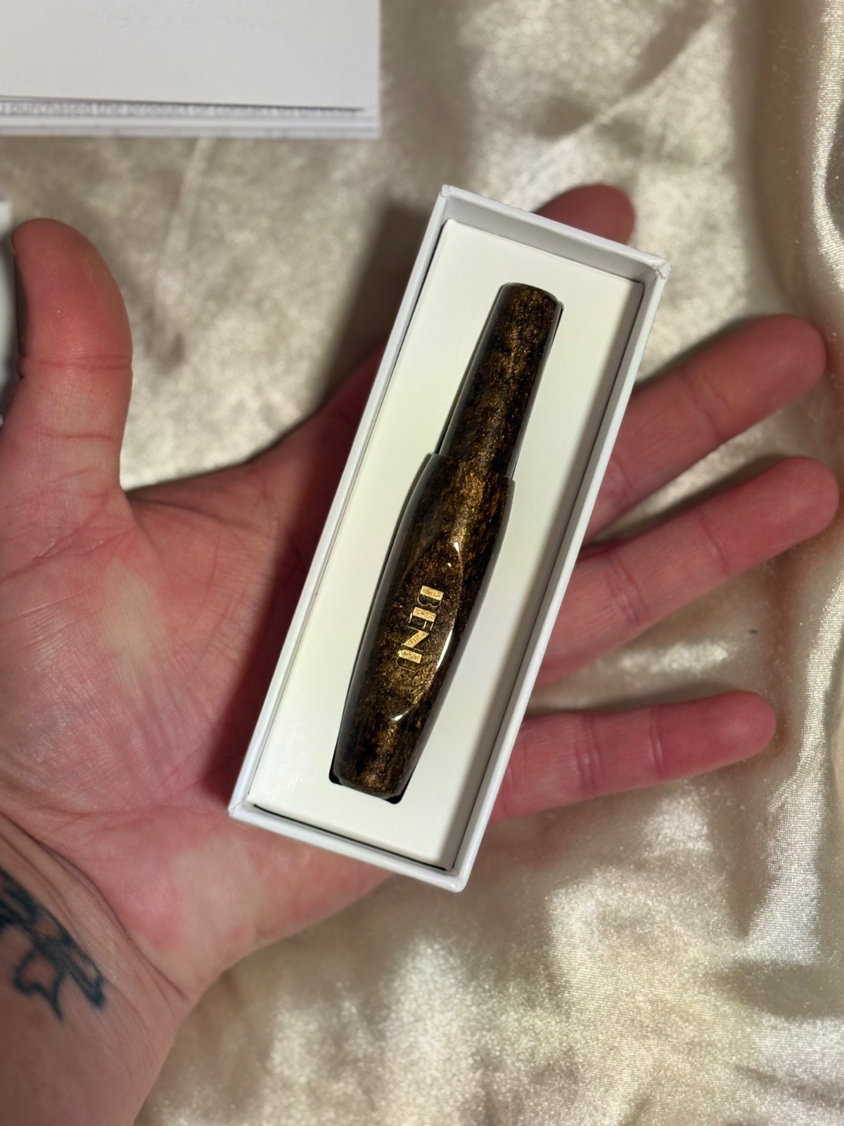 benu pixie fountain pen in coffee brown- brand new in box 29% off retail