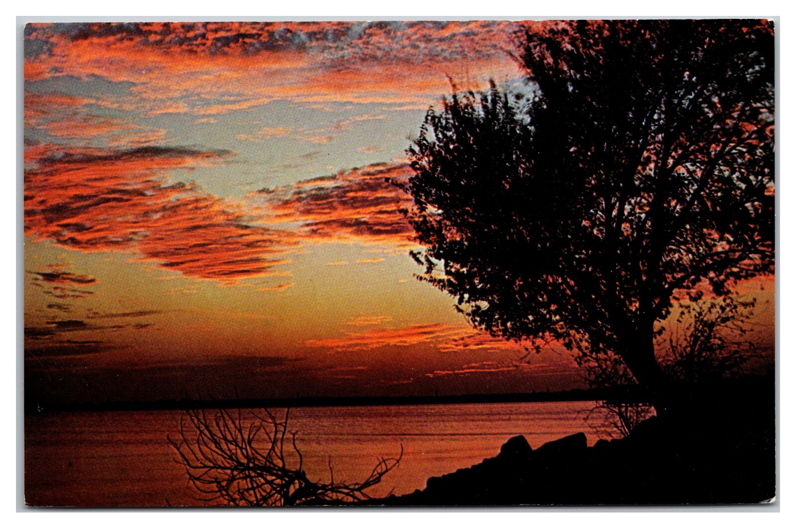 Sunset On Lake Overholser, Oklahoma City, Oklahoma
