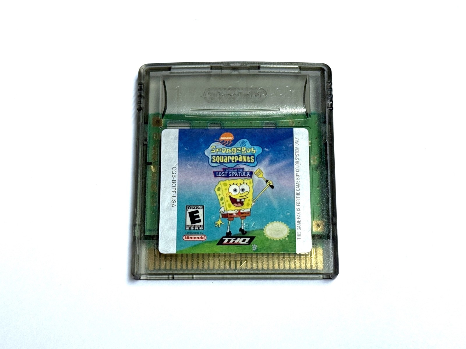 SpongeBob Squarepants Legend of the Lost Spatula Game Boy Color TESTED