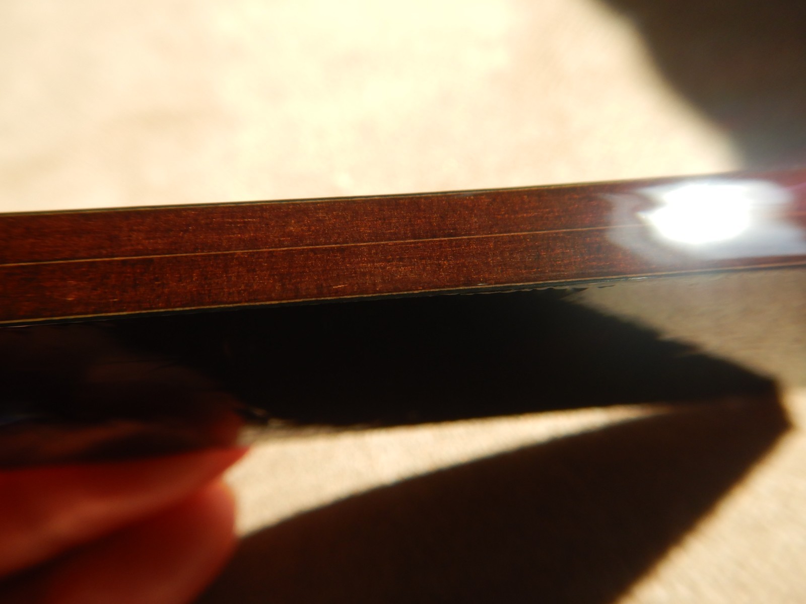 Vintage Mottled Brown Paper Phenolic/Micarta (N0172)