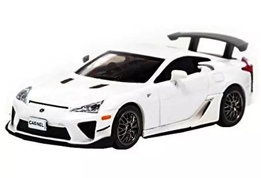 CAR-NEL 1/64 Lexus LFA Nurburgring Package 2010 Pearl White Mini Car