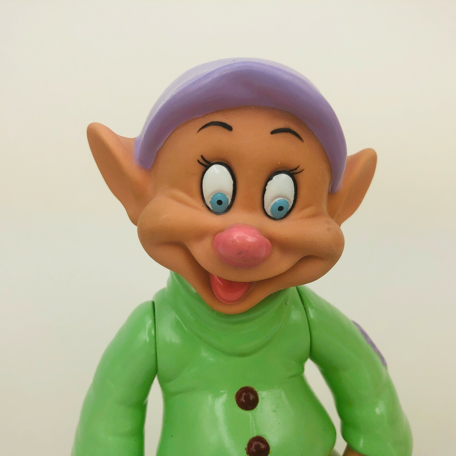 DOPEY Vintage Snow White and the Seven Dwarfs Vinyl Toy Doll Figure Figurine 6\