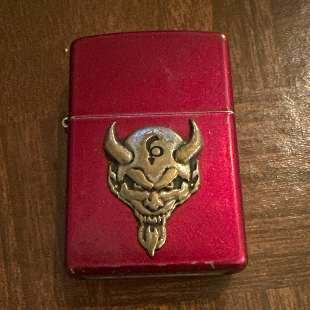 Zippo El Diablo Candy Apple Red Dec. 2007.