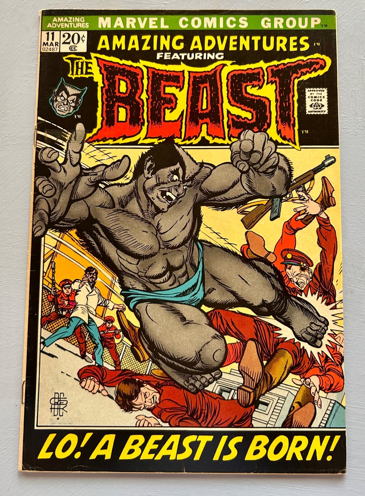 AMAZING ADVENTURES 11 Key issue: first furry Beast FN