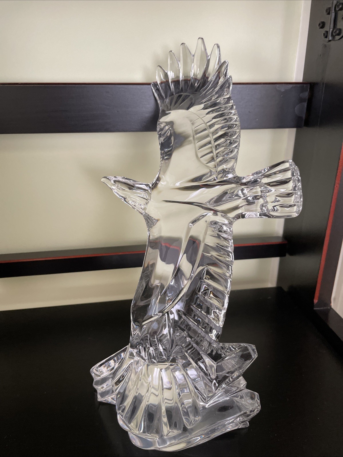 Lenox 1993 Soaring Majestic Crystal Eagle  10” Tall