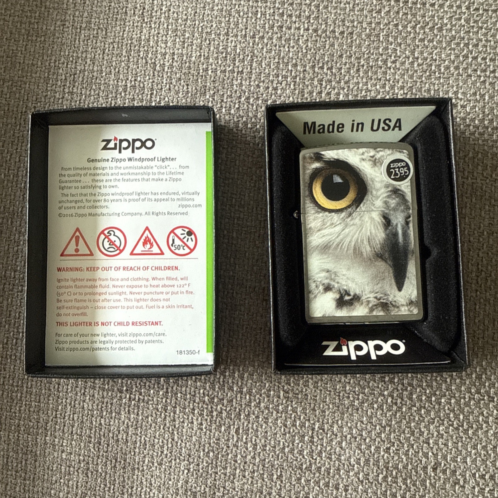 Zippo Owl Face lighter